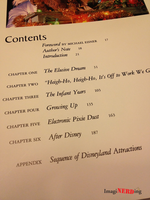 disneyland: inside story table of contents