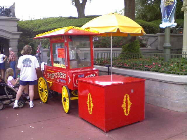 popcorn cart magic kingdom