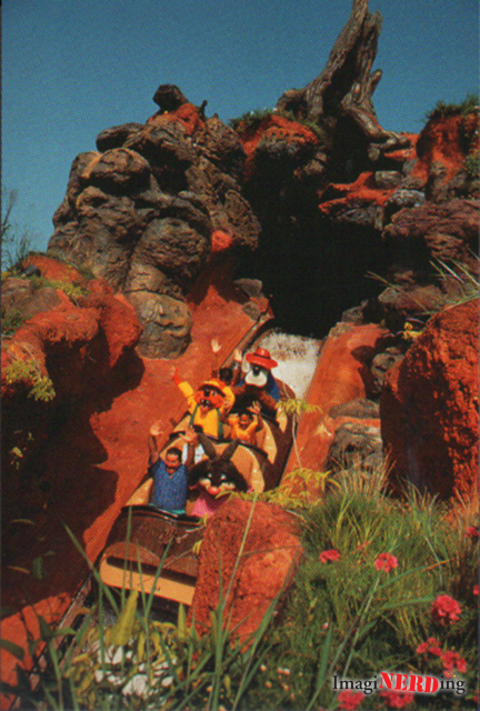 splash mountain Disney postcard