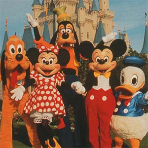 friends forever Disney postcard