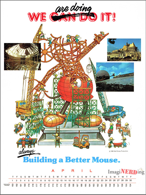 WED EPCOT Center Countdown Calendar