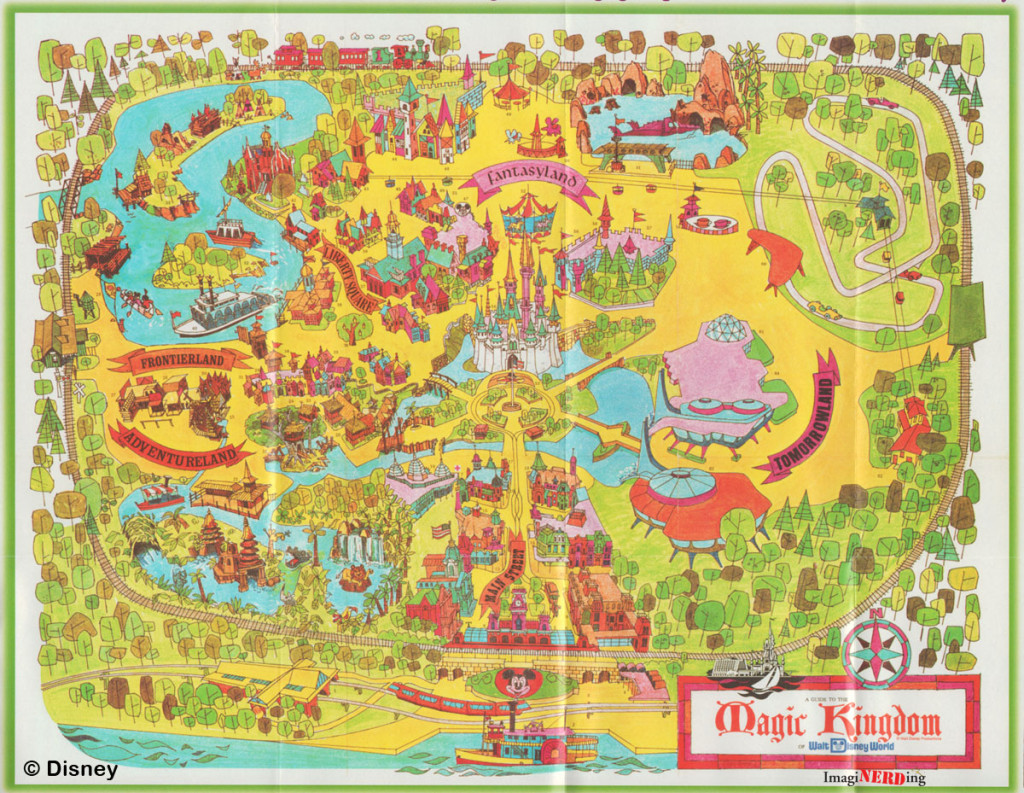 magic kingdom maps