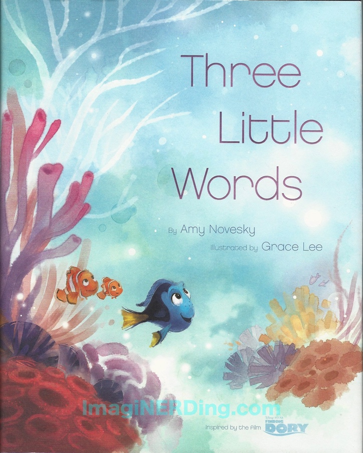 finding dory book: three little words