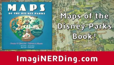 maps of Disney parks book