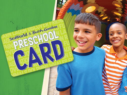 Busch Gardens Preschool Card!