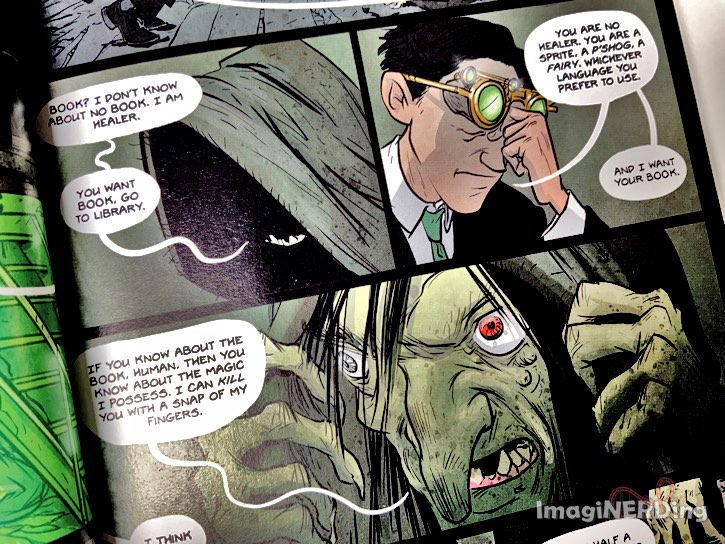 sample page from the artemis fowl graphic novel