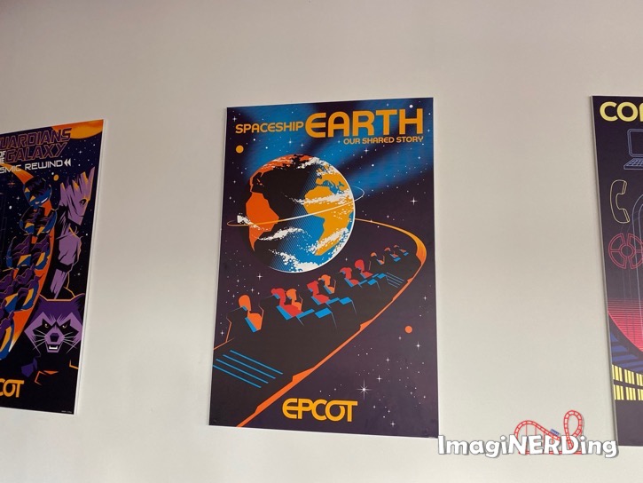 spaceship earth epcot experience attraction posters