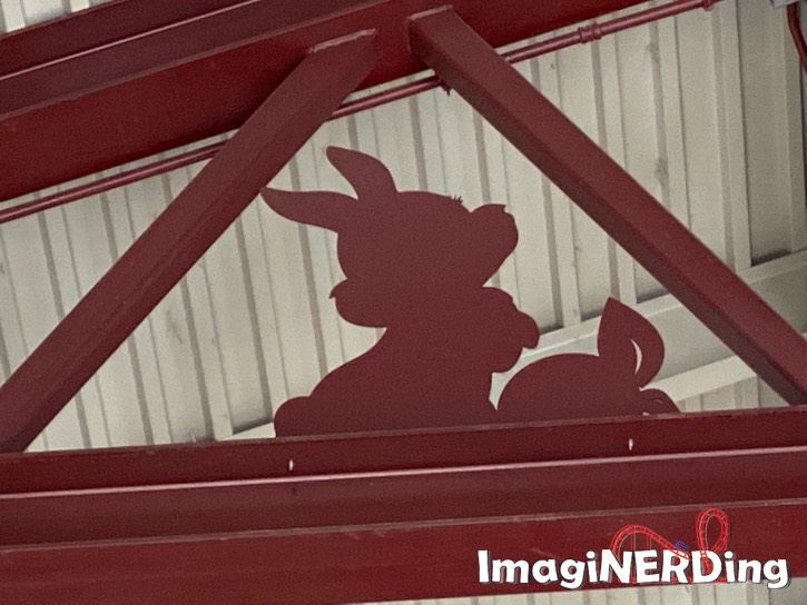 image of a rabbit in the market building at disney springs