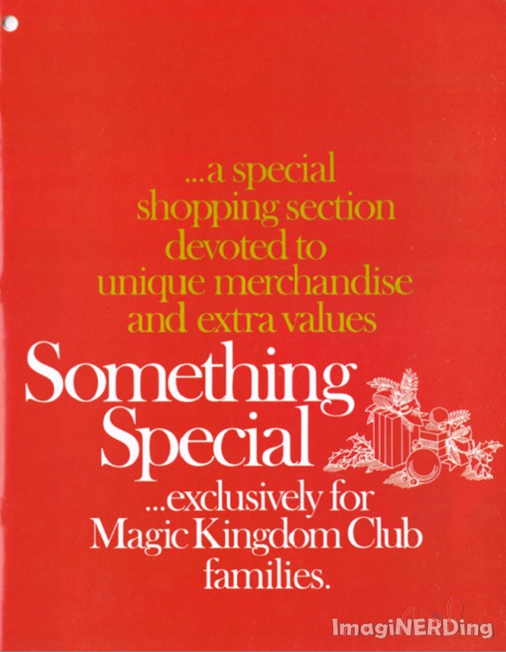 advertisement for the walt disney's magic kingdom club holiday shopping guide