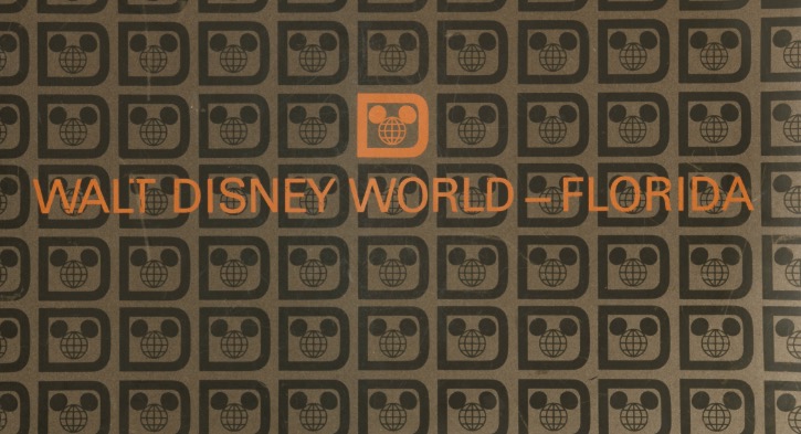 Cover of the 1968 Walt Disney World - Florida with the 1970s WDW logo