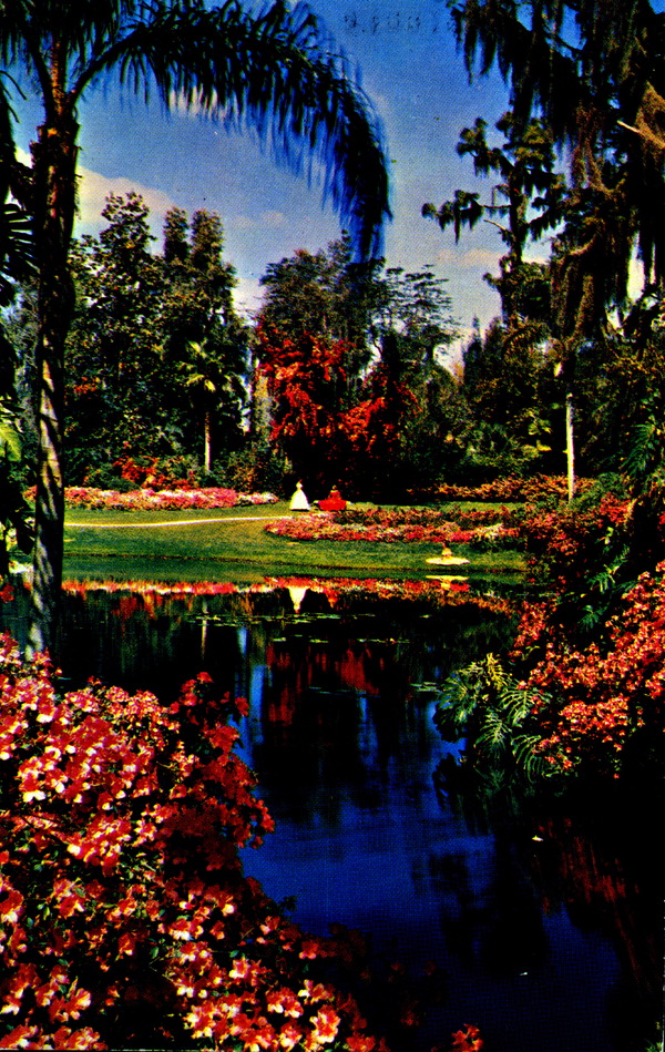 A Fairyland of flowery walks and waterways - Florida Cypress Gardens.