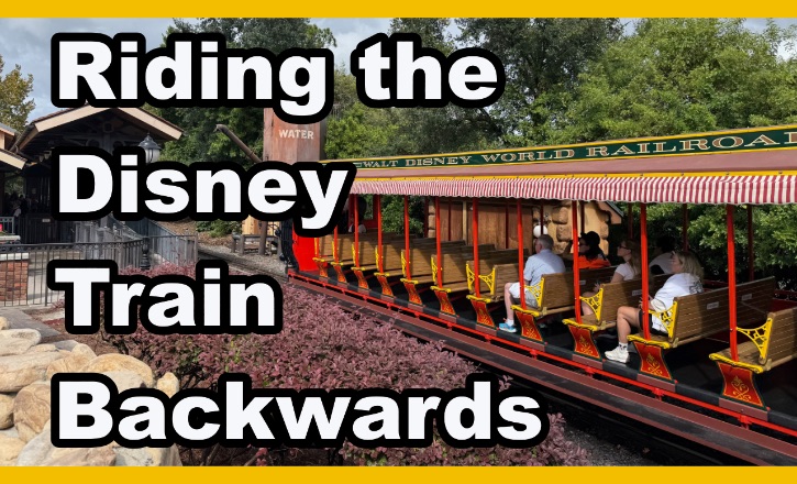 Walt Disney World Railroad 2025 in reverse