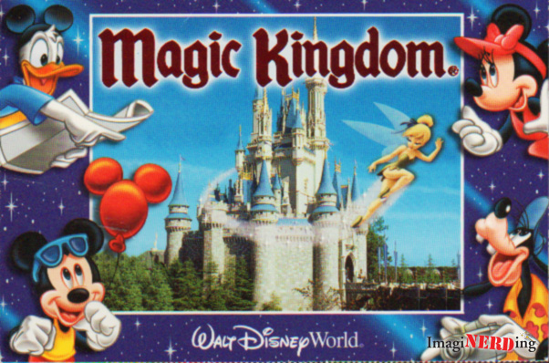 magic kingdom postcard