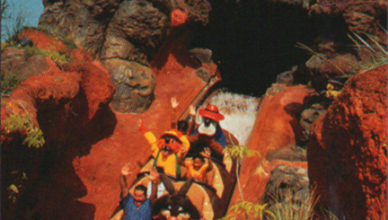 splash mountain Disney postcard