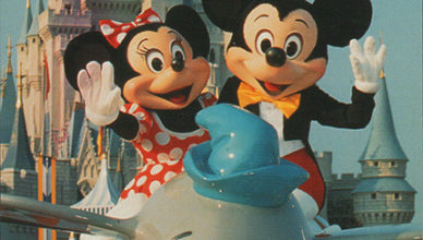 you can fly magic kingdom dumbo postcard Disney