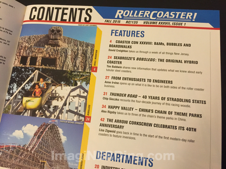 roller coaster magazine