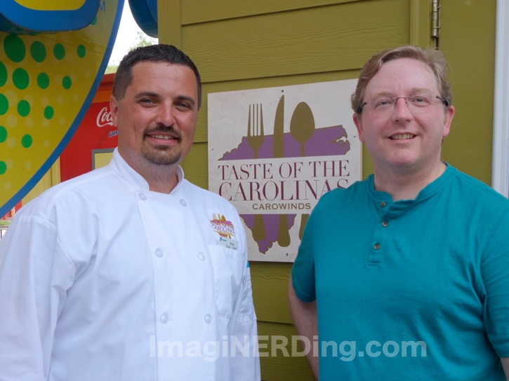 Carowinds Executive Chef Kris Siuta and George Taylor