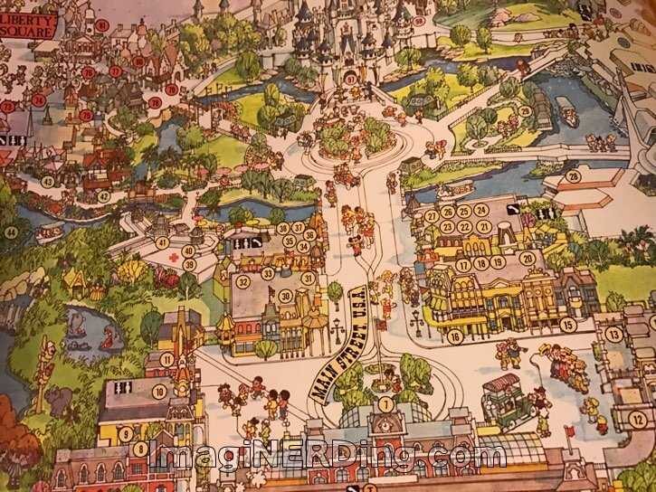 maps of the Disney parks