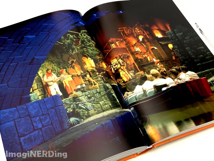 a picture from inside the Pirates of the Caribbean ride Disneyland from Walt Disney's Disneyland book