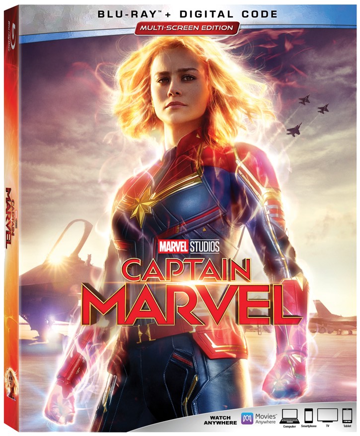 Captain Marvel Blu-Ray box art
