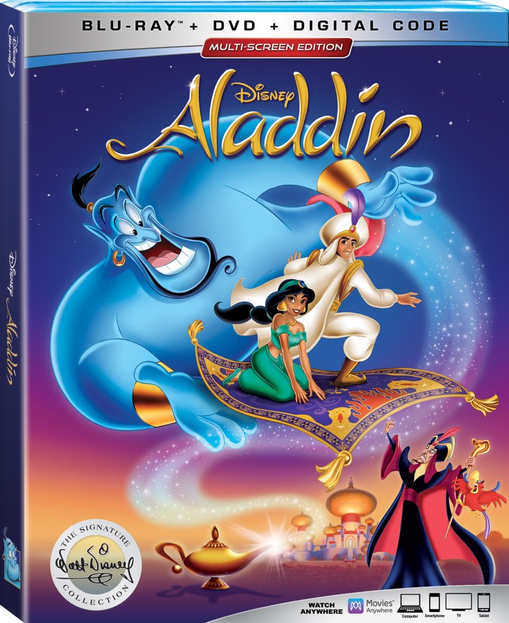 Aladdin on blu-ray