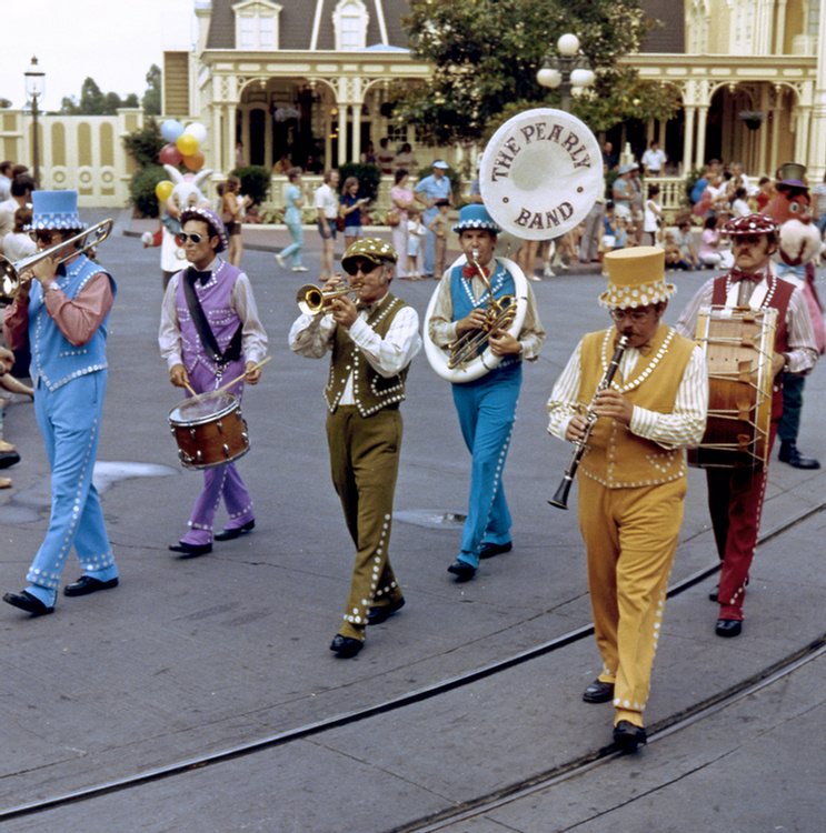 The Pearly Band at the Magic Kingdom in the early 1970s