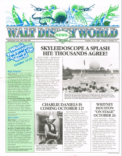 Walt Disney World News Cover