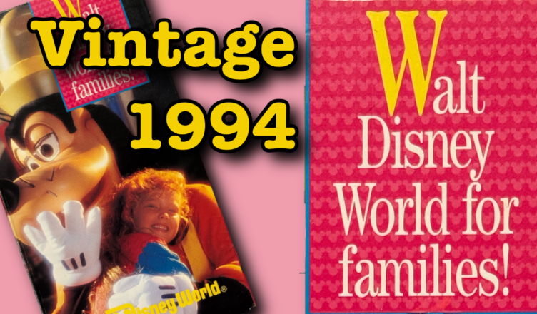 1994 Walt Disney World Planning VHS